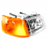 Фары передние BI-LED (хром) ВАЗ 2110, 2111, 2112 (оранжевый повторитель)