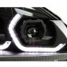 Фары передние с 4-мя BI-LED линзами с ДХО в стиле BMW Лада Приора (черные)