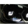 Фары передние с 4-мя BI-LED линзами с ДХО в стиле BMW Лада Приора (черные)