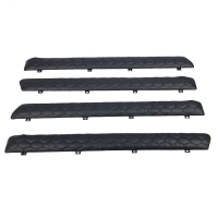 Накладки обшивок дверей "Батоны" (эко-кожа) "Соты"  ВАЗ 2101-07 (с цветной прострочкой)