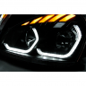 Фары передние с ДХО в стиле BMW 1.0 Лада Приора (динамический повторитель)