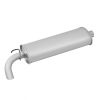 Глушитель основной ВАЗ 2123 Шевроле Нива, Нива Тревел (без насадки) (алюминизированная сталь) (21230120001083)